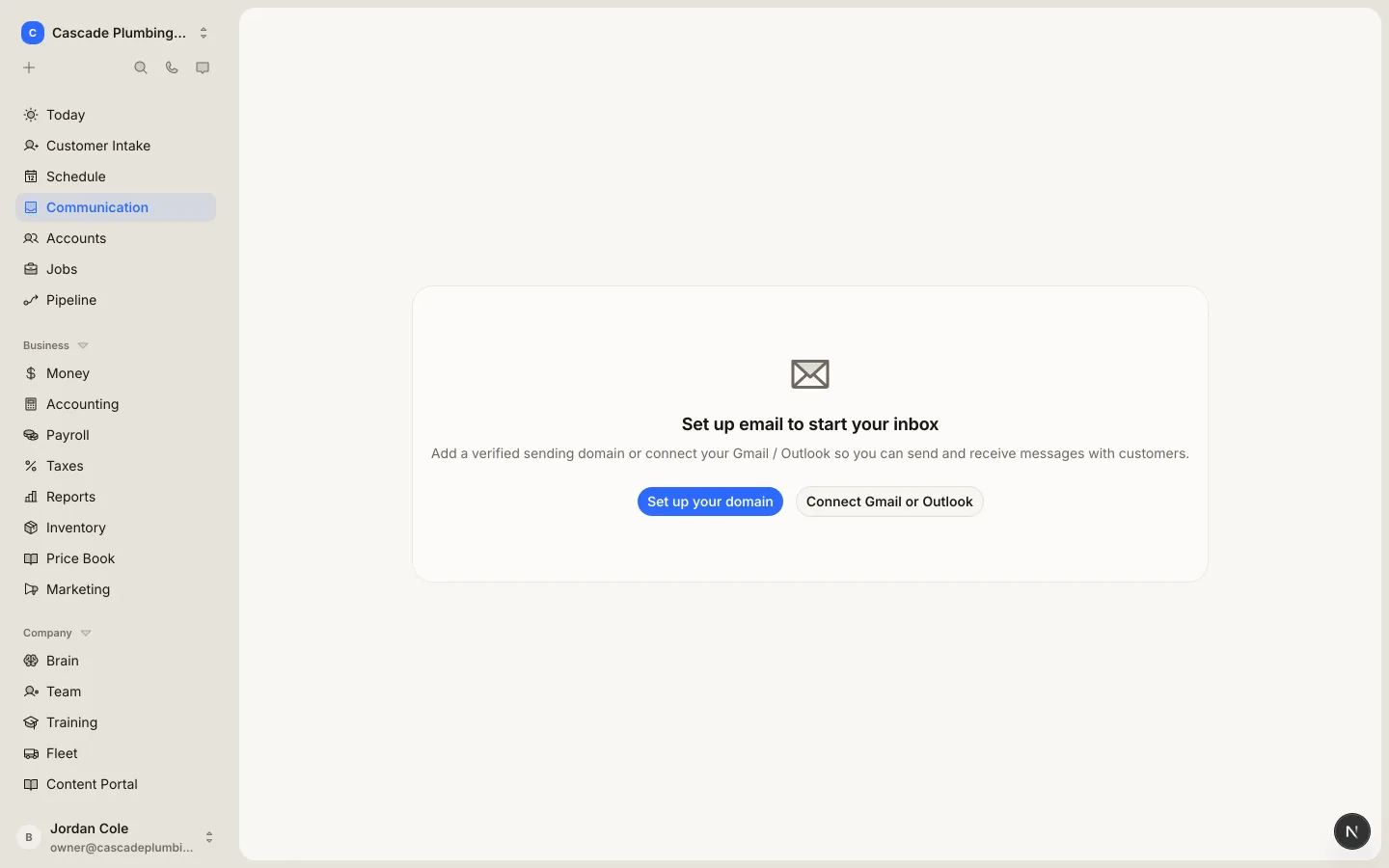 Thorbis communications — calls, texts, and customer context in one desktop workspace