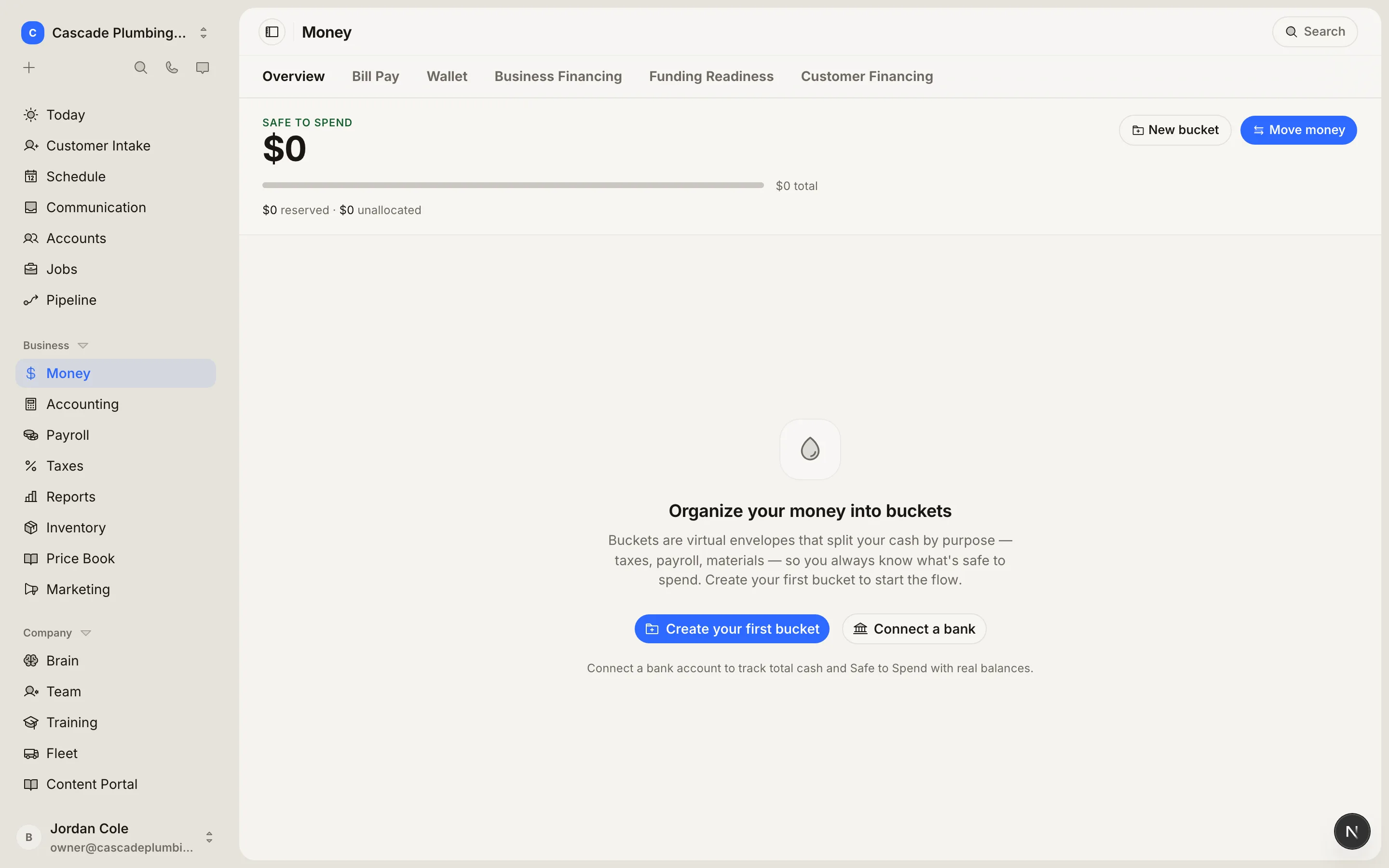 Banking that knows what a job costs.